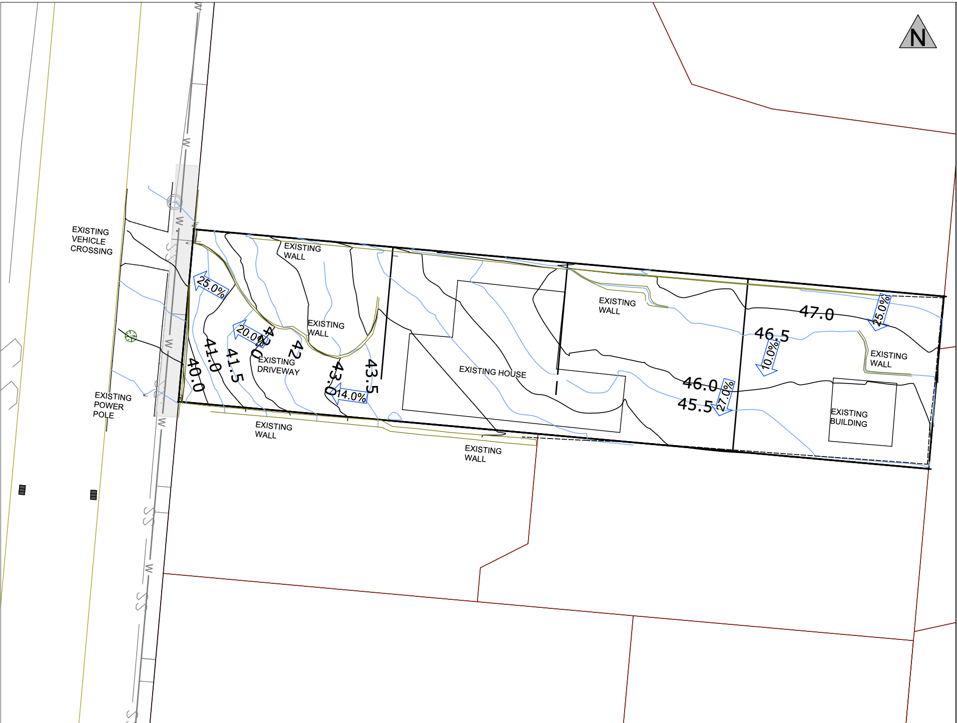 Lewis Street Project - Lot Boundary Specifications